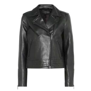 NWOT rag & bone/JEAN Chrystie Black Leather Jacket